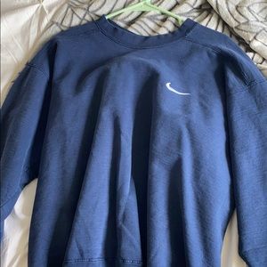 Blue Nike sweatshirt